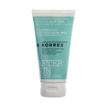 Korres Sun Aloe Vera Body Milk After Sun, Moisturizing Lotion for after the Sun with Aloe 150ml